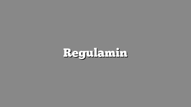 Regulamin