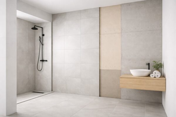 Co wybrać do łazienki pod cięższe płytki i większe formaty?